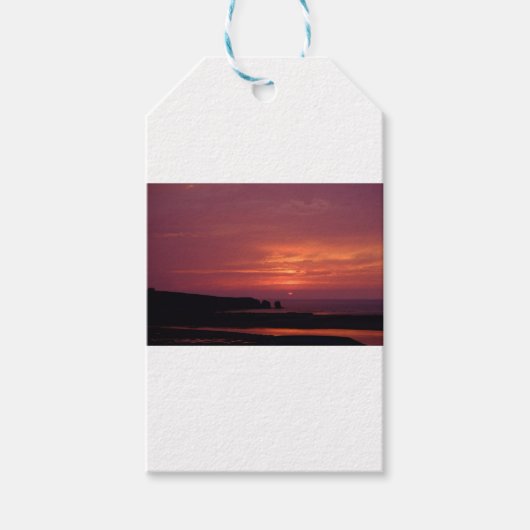 Étiquettes-cadeau coucher du soleil 3 (Devant)