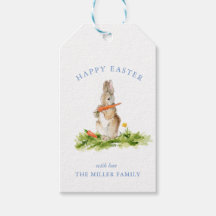 Couleur d'eau mignonne lapin de Pâques