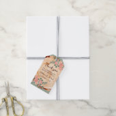 Étiquettes-cadeau Couleur rustique en bois (Avec de la ficelle)