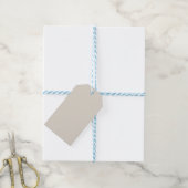 Étiquettes-cadeau Couleur solide de café blanc (Avec de laficelle)