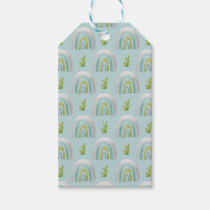 ÉTIQUETTES-CADEAU COULEURS D'ARGENT VERT BLEU