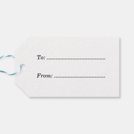 Étiquettes-cadeau couleurs or et vert forêt (Dos Horizontal)