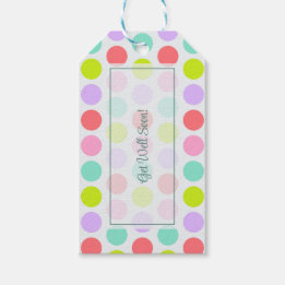Étiquettes-cadeau Couleurs pastel, élégant et personnalisé pour un r