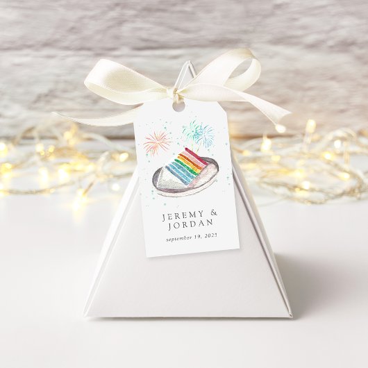 Étiquettes-cadeau Couple d'amour personnalisé Favoriser