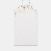 Étiquettes-cadeau Couronne de Noël, Confetti, Joie (Dos)