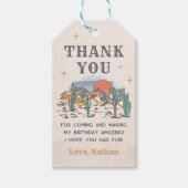 Étiquettes-cadeau Cowboy Western Rodeo 1er anniversaire (Devant)