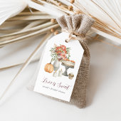 Étiquettes-cadeau Cozy Fall Pumpkin "L'amour est doux"