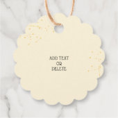 Étiquettes Cadeau Crackers au fromage maison Aquarelle (Dos)