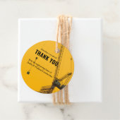 Étiquettes Cadeau Crane couchant | Thème de construction minimal (En situation)