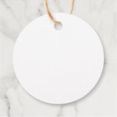 Étiquettes Cadeau Crane couchant | Thème de construction minimal (Dos)