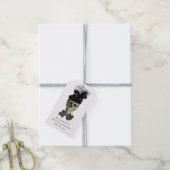 Étiquettes-cadeau Crâne élégant (Avec de la ficelle)
