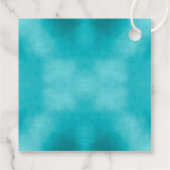 Étiquettes Cadeau Crânes à sucre et torons Turquoise ID725 (Dos)