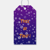 Étiquettes-cadeau Crânes d'Halloween (Dos)
