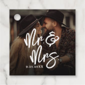 Étiquettes Cadeau Create Your Own Photo Wedding (Devant)