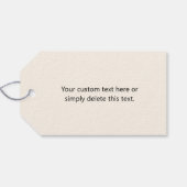 Étiquettes-cadeau Créer instantanément un code QR | Modifiable blanc (Dos (Horizontal))