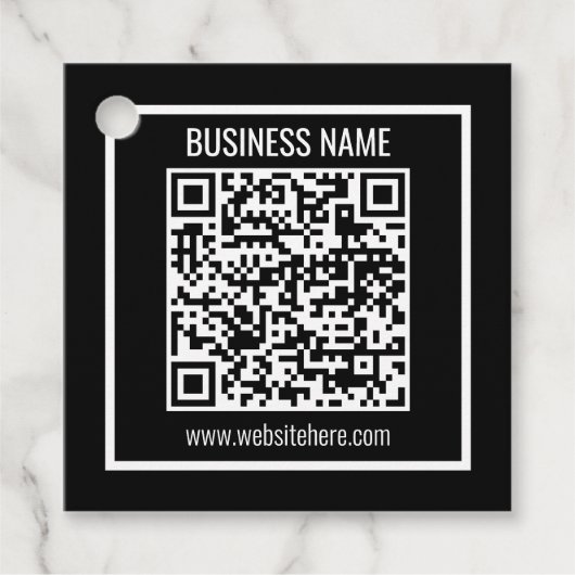 Étiquettes Cadeau Créer un code QR moderne instantanément (Devant)