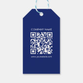 Étiquettes-cadeau Créez un code QR instantanément | Design simple mo (Dos)