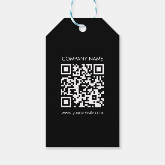 Étiquettes-cadeau Créez un code QR instantanément | Design simple mo (Devant)