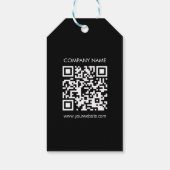 Étiquettes-cadeau Créez un code QR instantanément | Design simple mo (Dos)