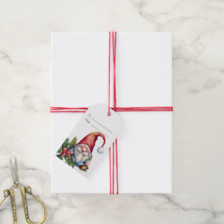 Étiquettes-cadeau Créez Votre Propre Gnome de l'Arbre de Noël