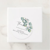 Étiquettes Cadeau Créez votre propre Mariage de verdure Eucalyptus p (En situation)