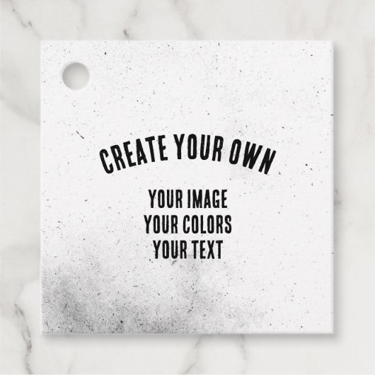 Étiquettes Cadeau Créez Votre Propre Modèle (Devant)