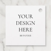 Étiquettes Cadeau Créez votre propre personnalisation (Dos)