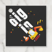 Étiquettes Cadeau Creg En Construction Anniversaire (Devant)