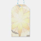 Étiquettes-cadeau Crème à beurre Citrine Jaune Cristal Art (Dos)