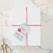 Étiquettes-cadeau Crème de glace premier anniversaire Merci (Avec de la ficelle)