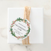 Étiquettes Cadeau Crème de Noël cadeau confiture maison (En situation)