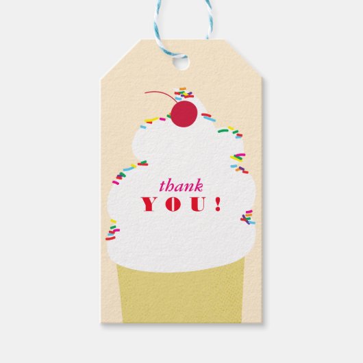 Étiquettes-cadeau Crème glacée (Devant)