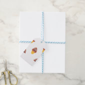 Étiquettes-cadeau crème glacée cône émoji (Avec de laficelle)