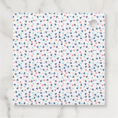 Étiquettes Cadeau Crème glacée moderne en bleu et rose (Dos)