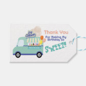 Étiquettes-cadeau Crème glacée Vous hurlez Anniversaire (Devant (Horizontal))