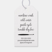 Étiquettes-cadeau Crochet Fait Avec Amour (Dos)