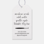 Étiquettes-cadeau Crochetés Avec Amour (Dos)