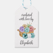 Étiquettes-cadeau Crochetés Avec Amour (Devant)