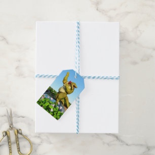 Étiquettes-cadeau Crocodile Personnalisé Drôle Champagne Fête Piscin