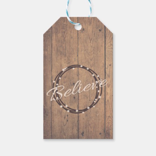 Étiquettes-cadeau Croire (Devant)