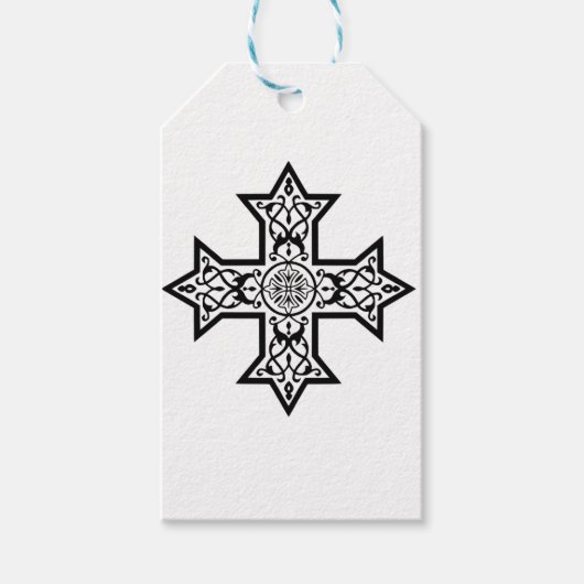 Étiquettes-cadeau Croix copte (Devant)