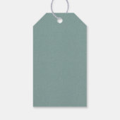 Étiquettes-cadeau Croix du feuillage Eucalyptus Première communion s (Dos)