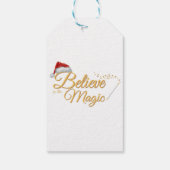 Étiquettes-cadeau Croyez en la magie - Whimsical Holiday Design (Dos)