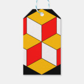 Étiquettes-cadeau cubes 3d (Devant)