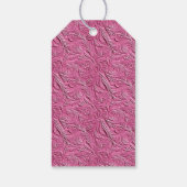 Étiquettes-cadeau Cuir rose Faux (Dos)