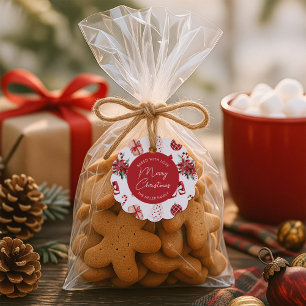 Étiquettes Cadeau Cuisine de Noël personnalisée