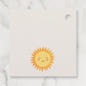Étiquettes Cadeau Cuisine Notre Petit Baby shower Soleil Boho (Dos)