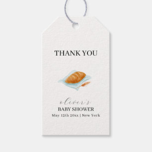 Étiquettes-cadeau Cuisson Rustique Dans Le Baby shower Du Four