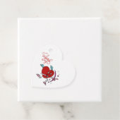 ÉTIQUETTES CADEAU CUPID HEART (En situation)