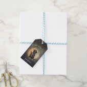 Étiquettes-cadeau Curieux chat pirate décrypter mystères anciens (Avec de laficelle)